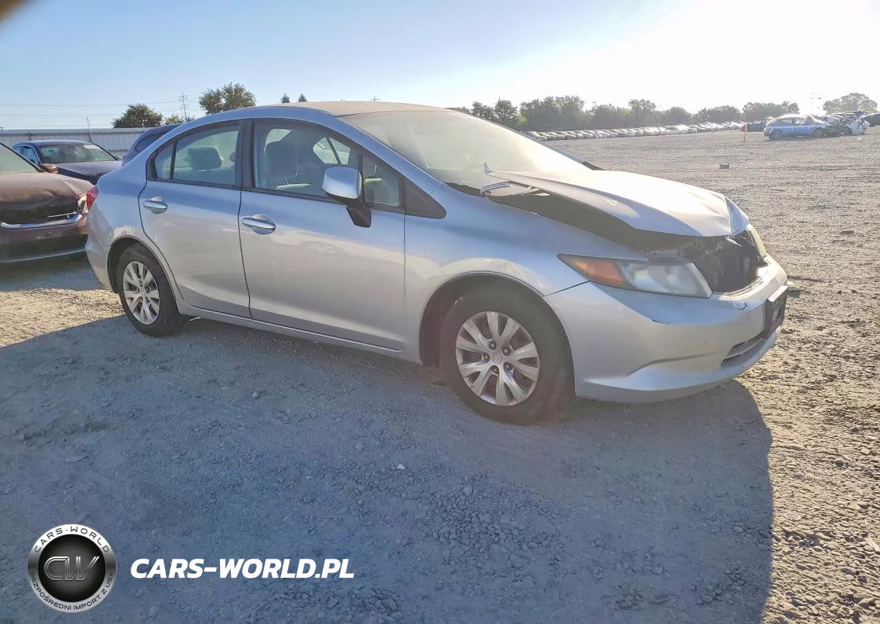 2012 Honda Civic Lx VIN:19XFB2F5XCE333224 - 4