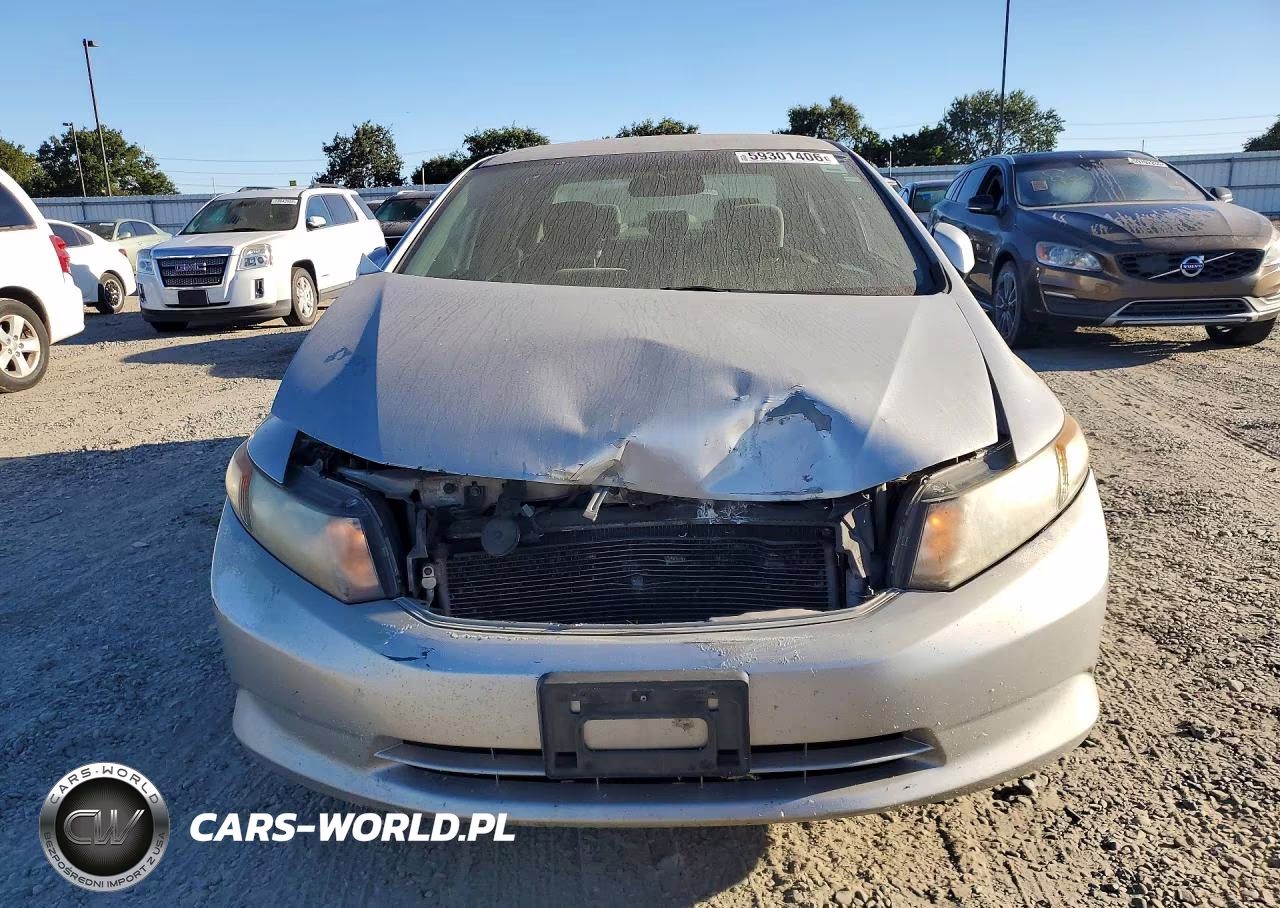 2012 Honda Civic Lx VIN:19XFB2F5XCE333224 - 5