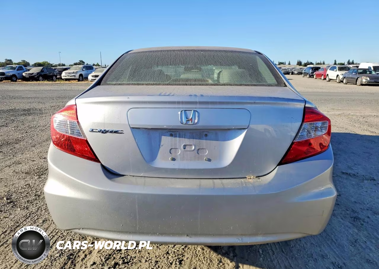 2012 Honda Civic Lx VIN:19XFB2F5XCE333224 - 6