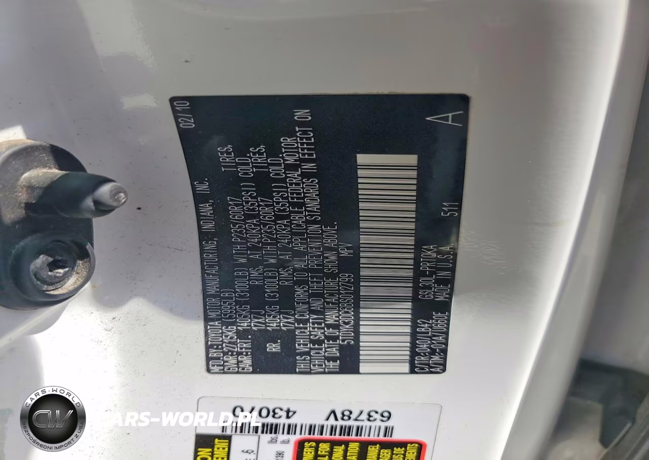 2011 Toyota Sienna Xle 8-Passenger VIN:5TDYK3DC6BS012799 - 13