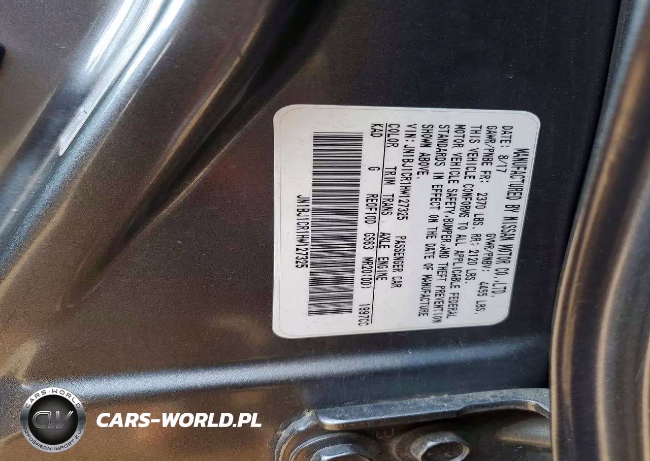 2017 Nissan Rogue Sport Sl VIN:JN1BJ1CR1HW127325 - 13