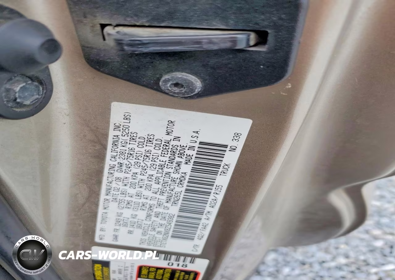 2008 Toyota Tacoma Prerunner Access Cab VIN:5TETX62NX8Z549382 - 12