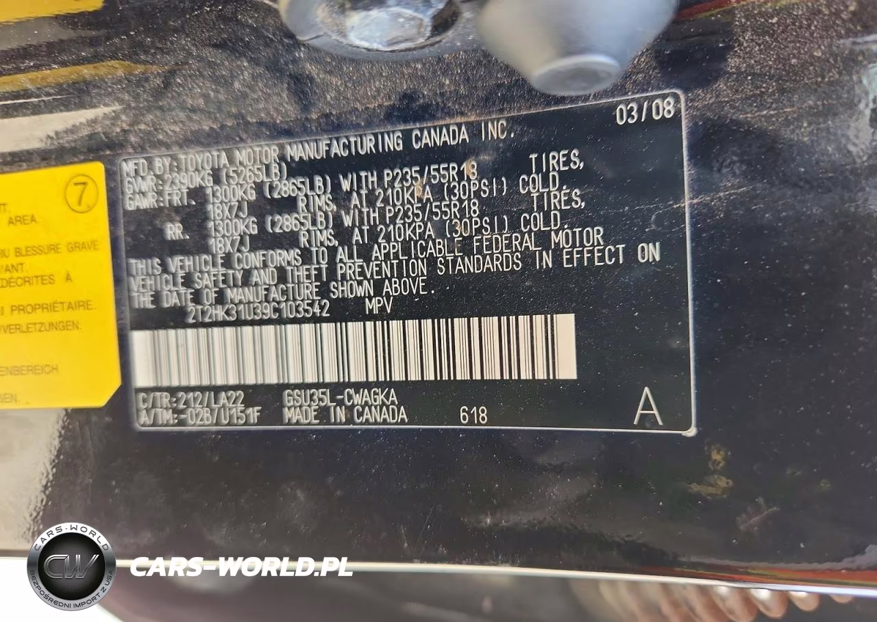 2009 Lexus Rx 350 VIN:2T2HK31U39C103542 - 13