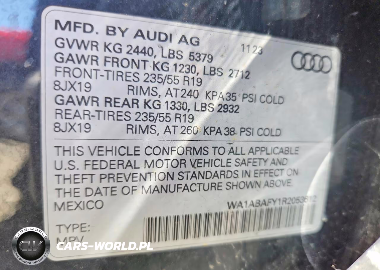 2024 Audi Q5 Premium 40 VIN:WA1ABAFY1R2053612 - 13