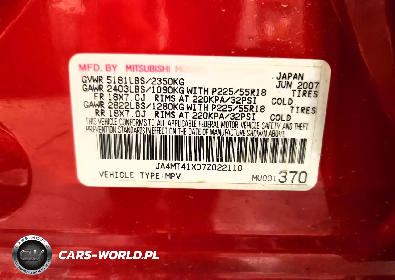 2007 Mitsubishi Outlander Xls VIN:JA4MT41X07Z022110 - 13