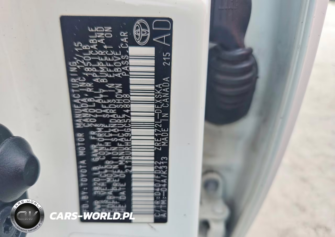 2016 Toyota Corolla S Plus VIN:2T1BURHE9GC574808 - 12