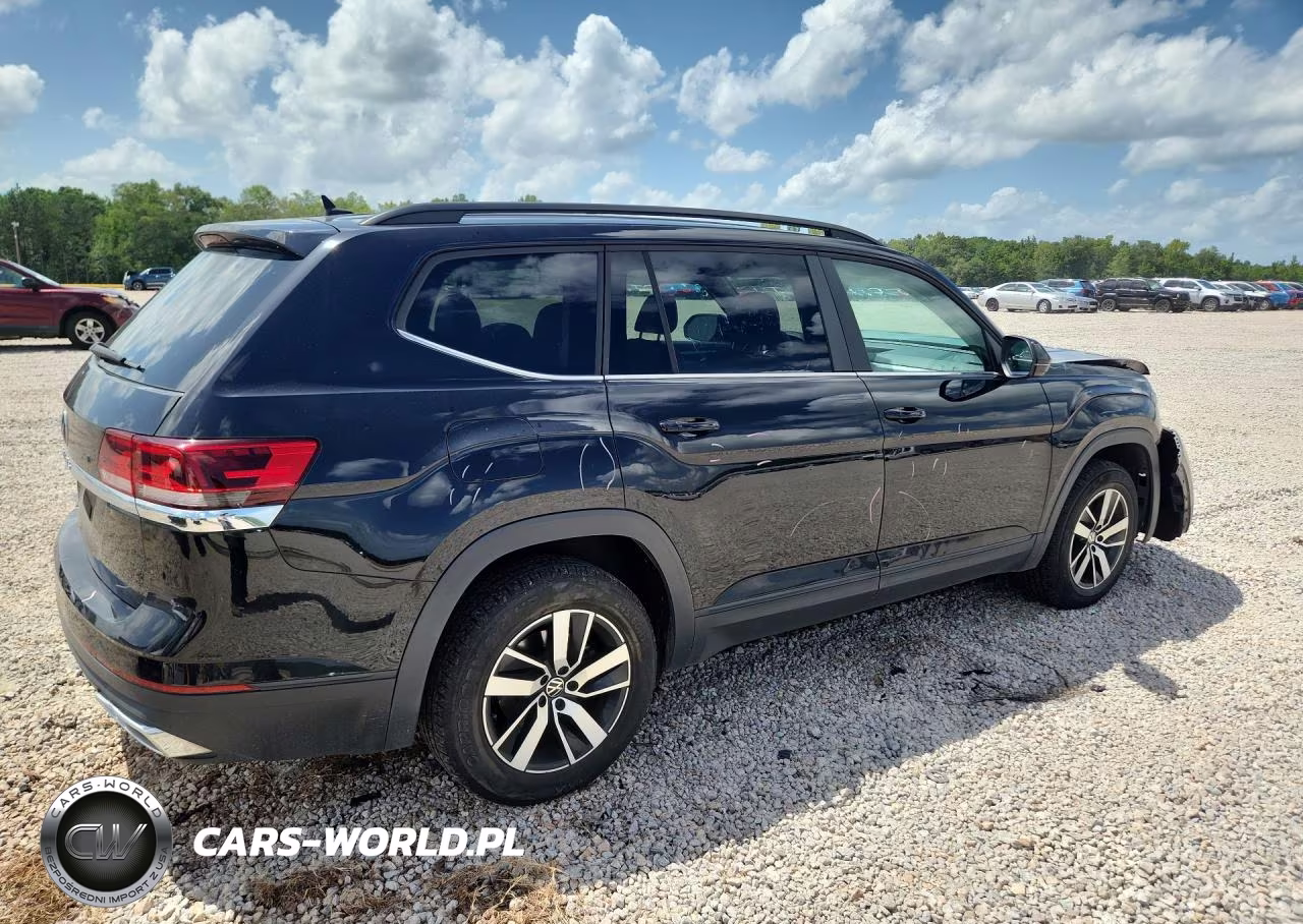 2022 Volkswagen Atlas Se VIN:1V2DP2CA4NC539111 - 3