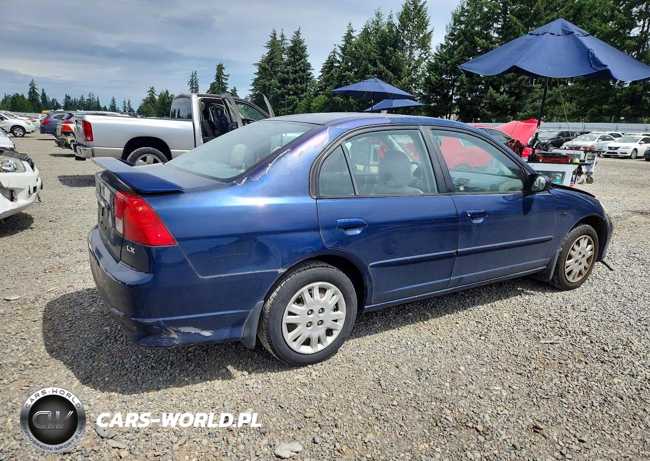2005 Honda Civic Lx VIN:JHMES165X5S001675 - 3