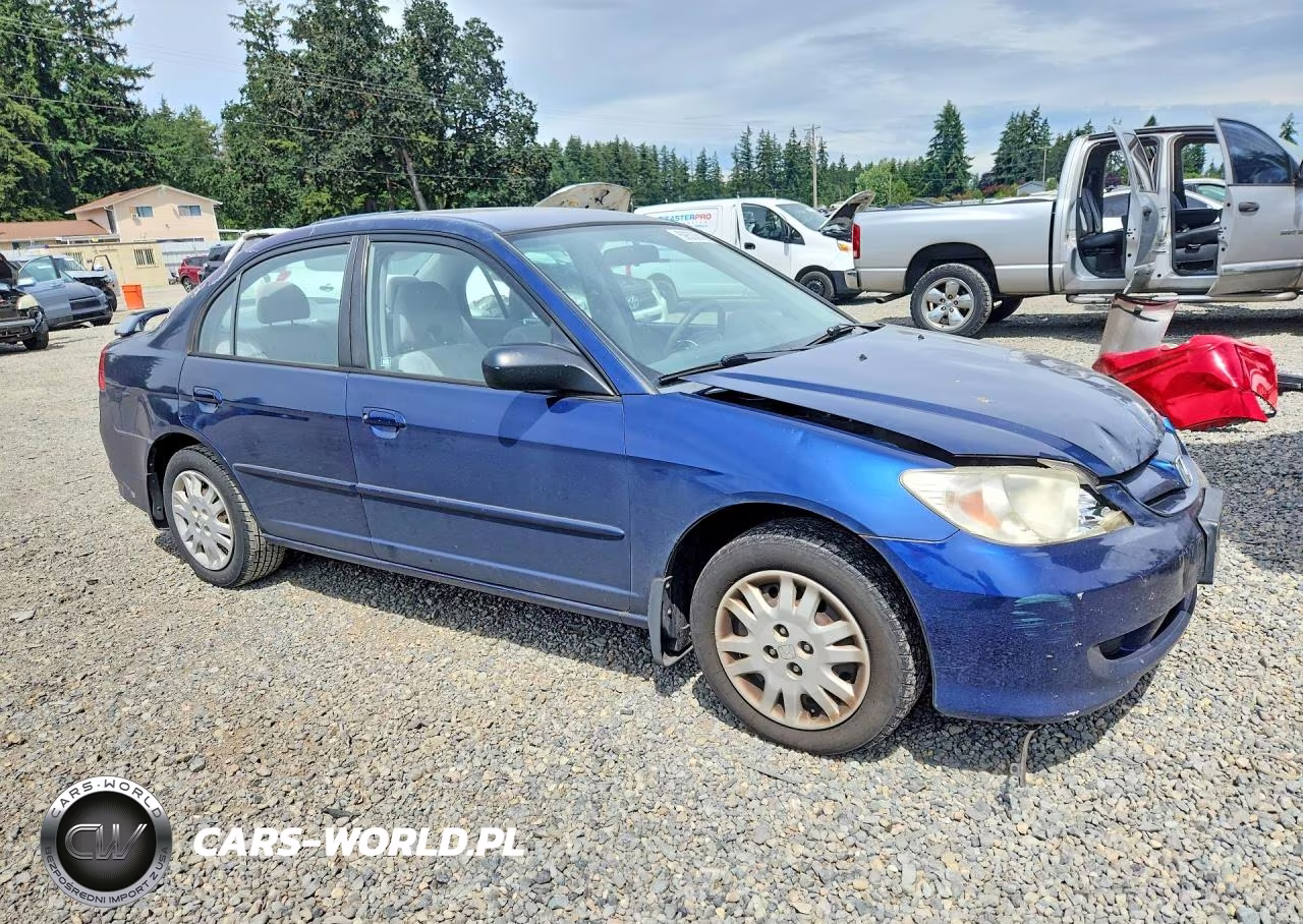 2005 Honda Civic Lx VIN:JHMES165X5S001675 - 4
