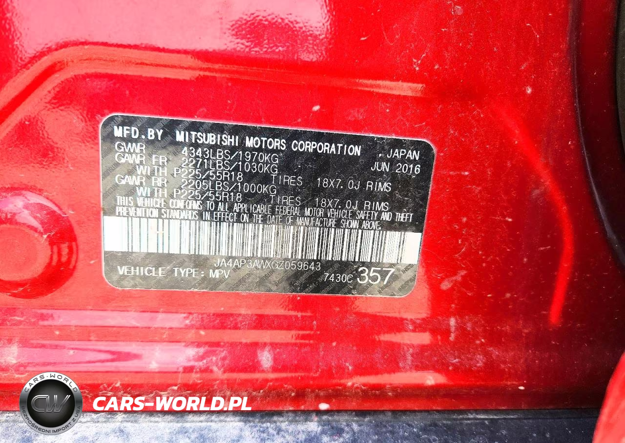 2016 Mitsubishi Outlander Sport Es-Se VIN:JA4AP3AWXGZ059643 - 13