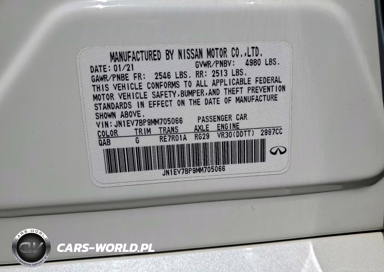 2021 Infiniti Q50 VIN:JN1EV7BP9MM705066 - 12