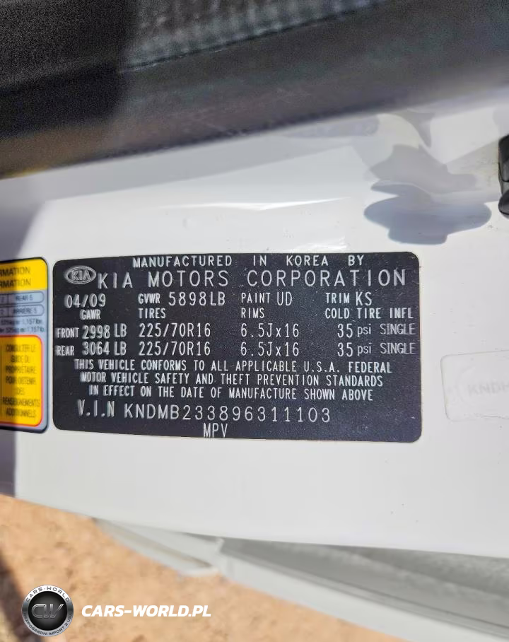 2009 Kia Sedona Lx VIN:KNDMB233896311103 - 13