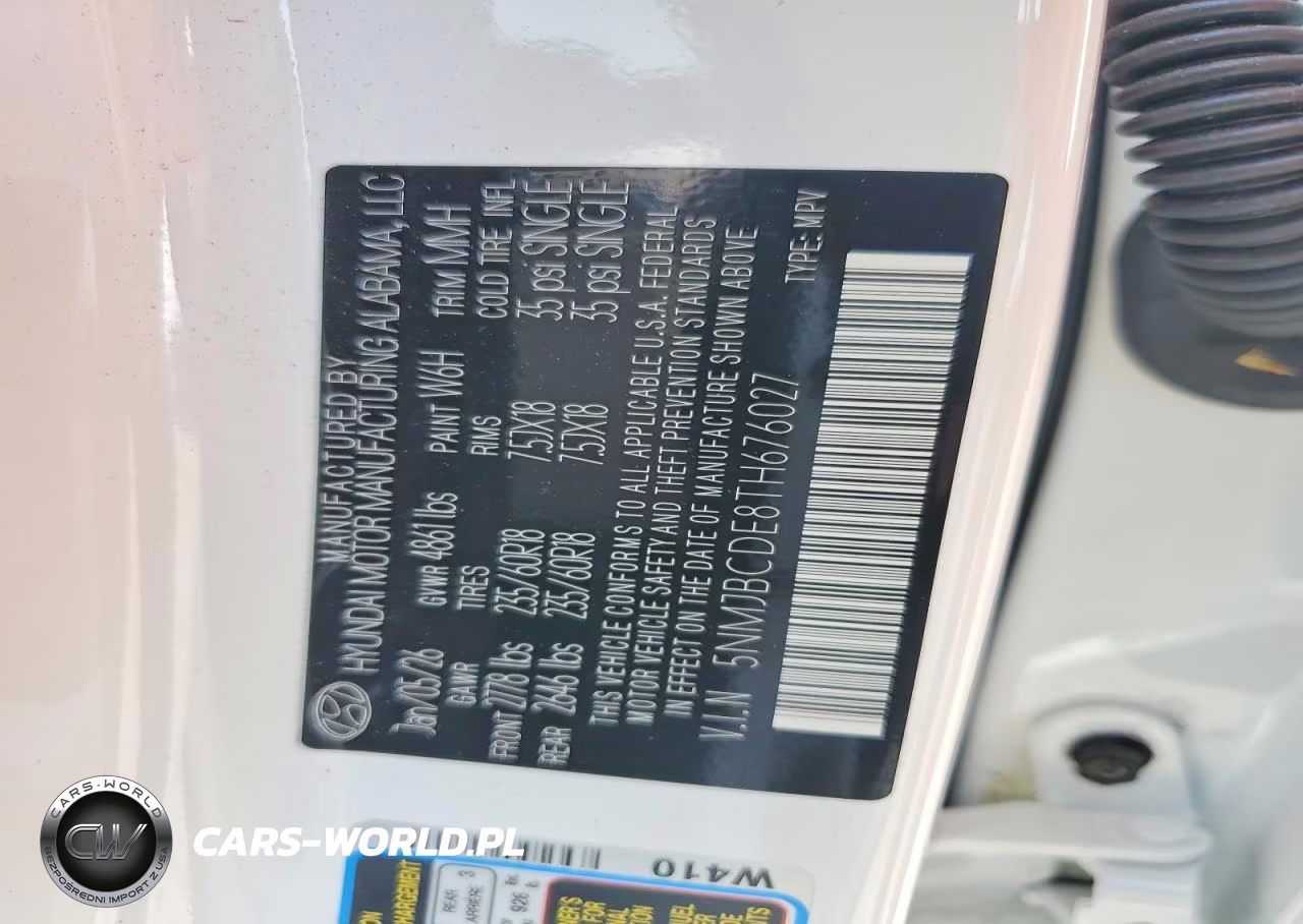 2026 Hyundai Tucson Sel VIN:5NMJBCDE8TH676027 - 13