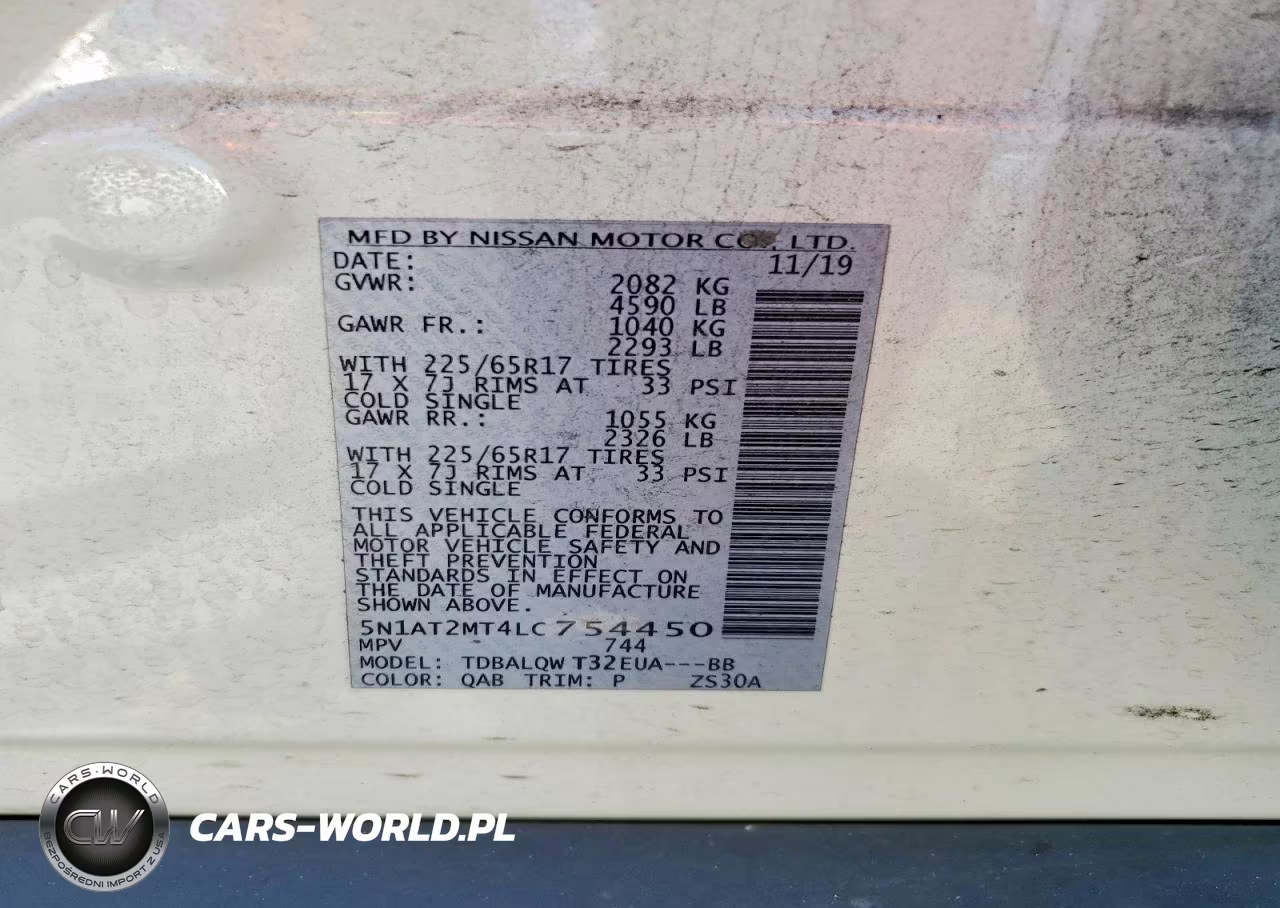 2020 Nissan Rogue Sv VIN:5N1AT2MT4LC754450 - 13