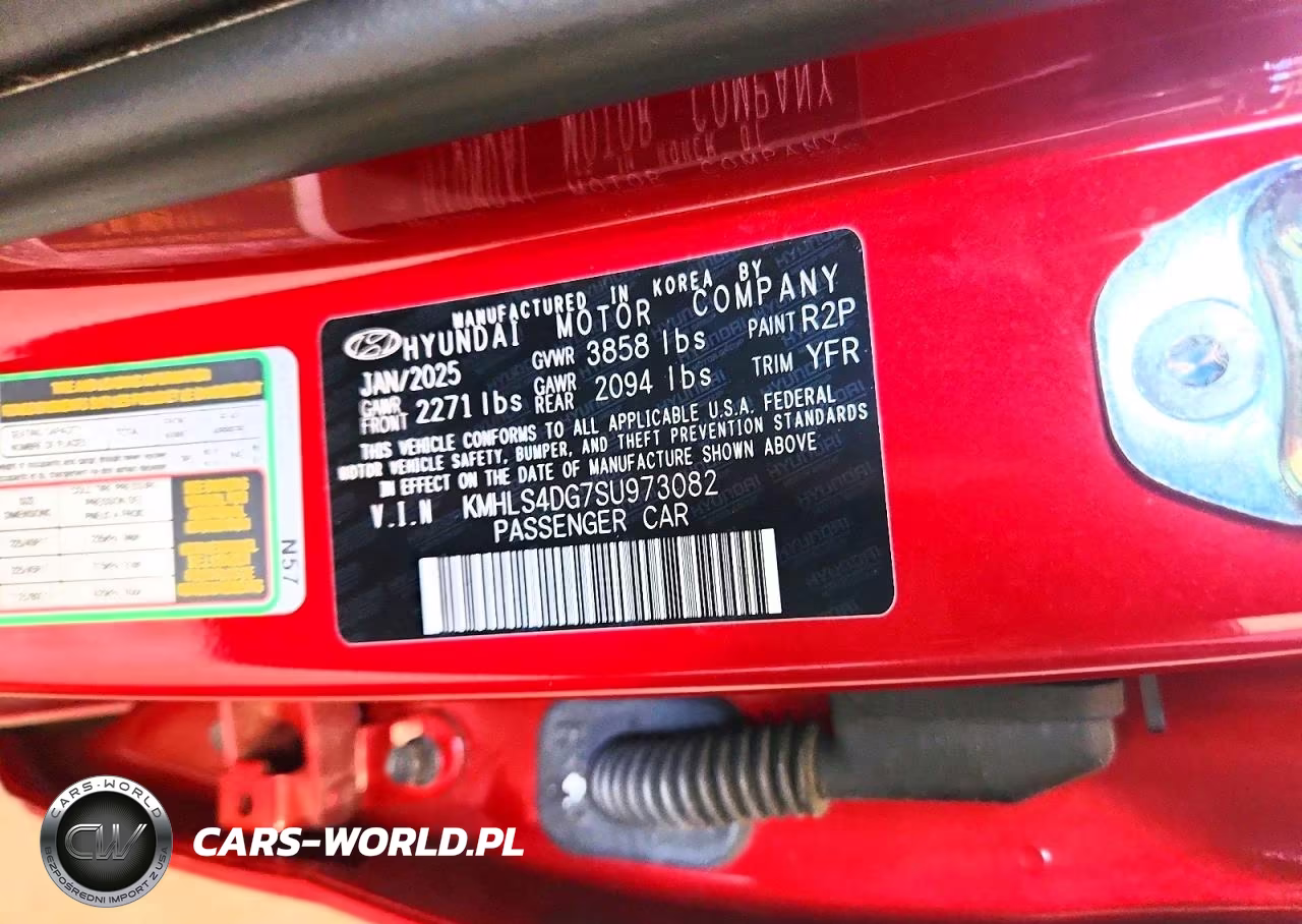 2025 Hyundai Elantra Sel VIN:KMHLS4DG7SU973082 - 12