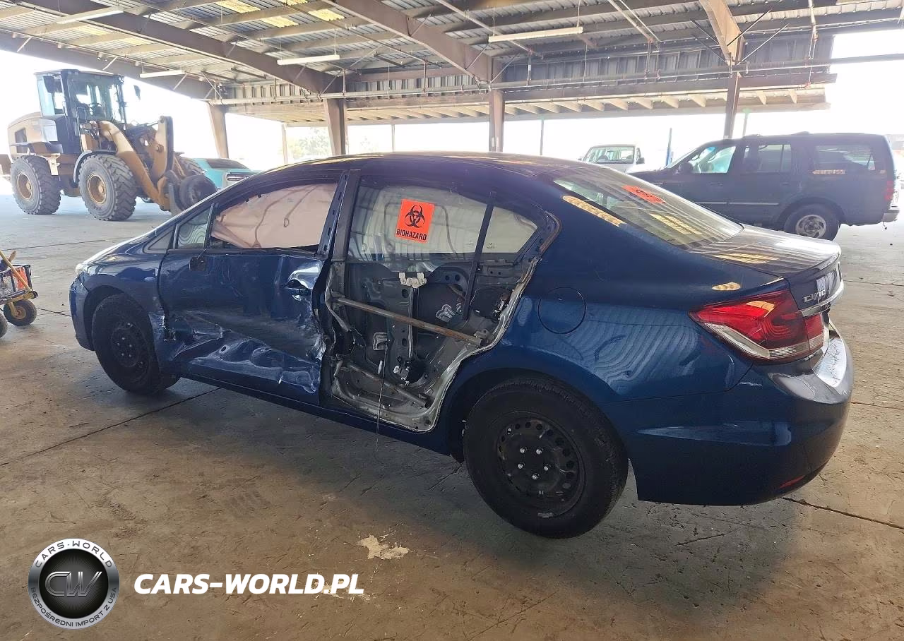 2013 Honda Civic Lx VIN:19XFB2F58DE204562 - 2
