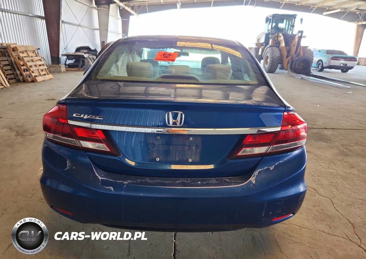 2013 Honda Civic Lx VIN:19XFB2F58DE204562 - 6