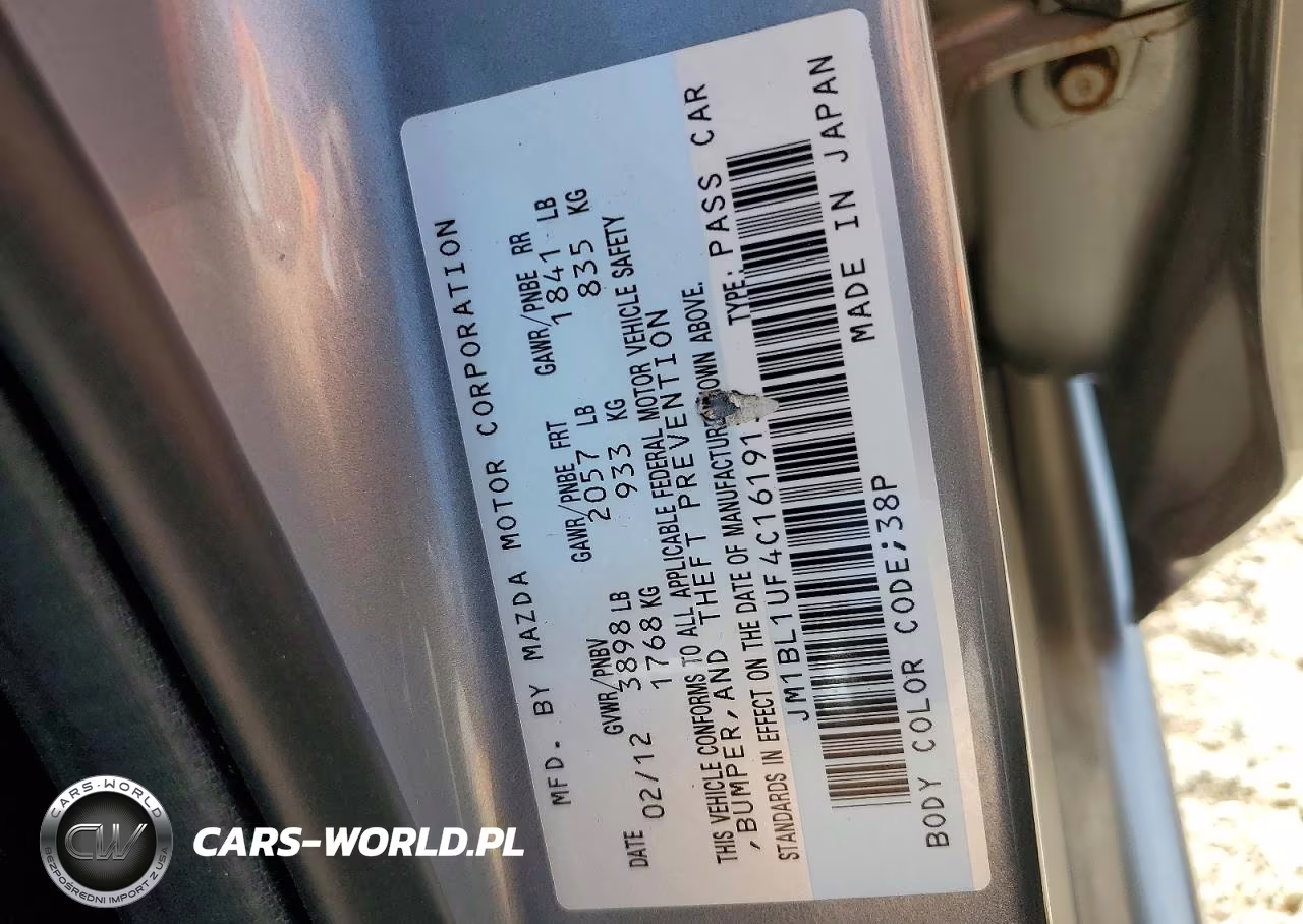2012 Mazda Mazda3 Sport VIN:JM1BL1UF4C1619137 - 12