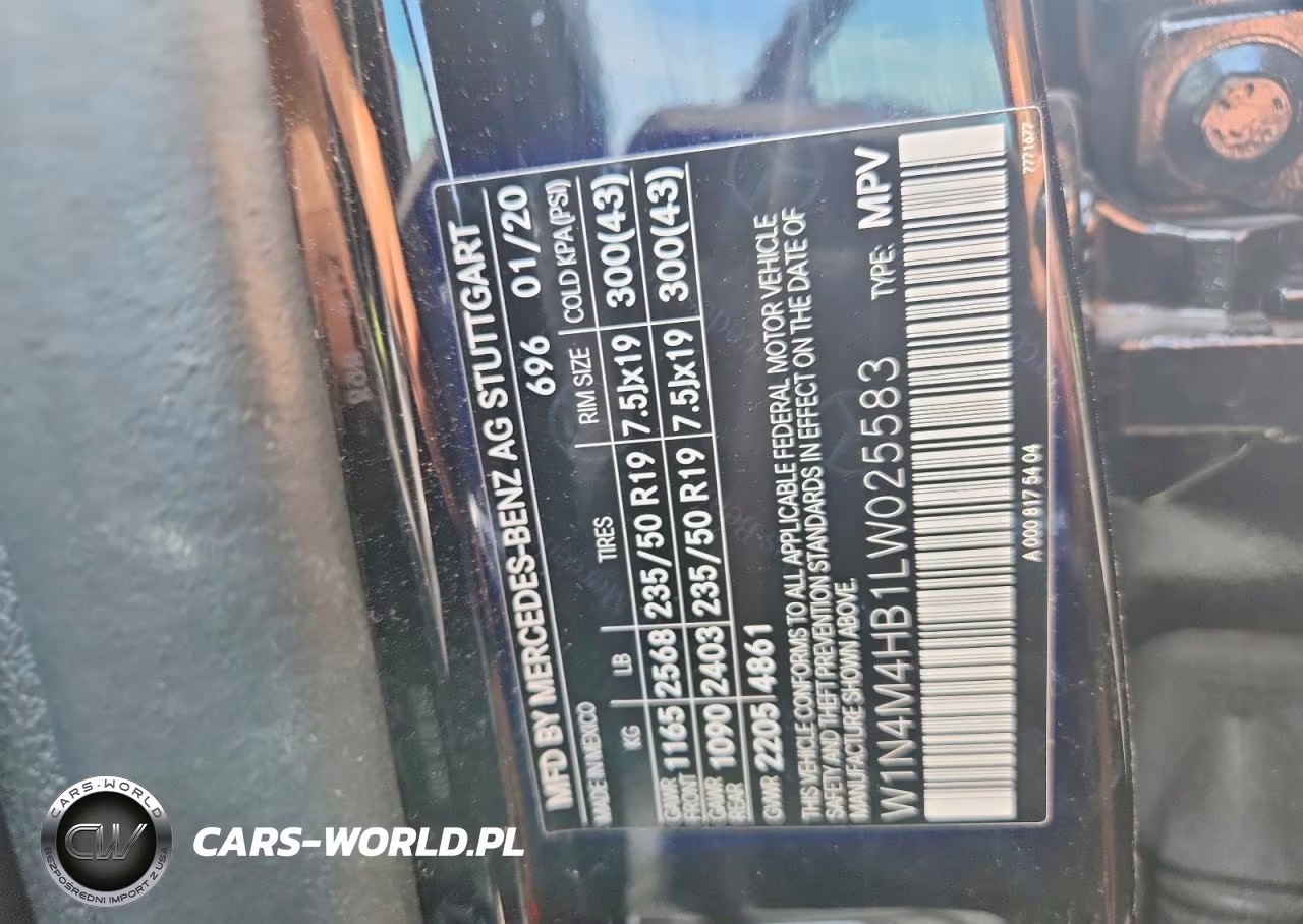 2020 Mercedes-Benz Glb 250 4Matic VIN:W1N4M4HB1LW025583 - 13