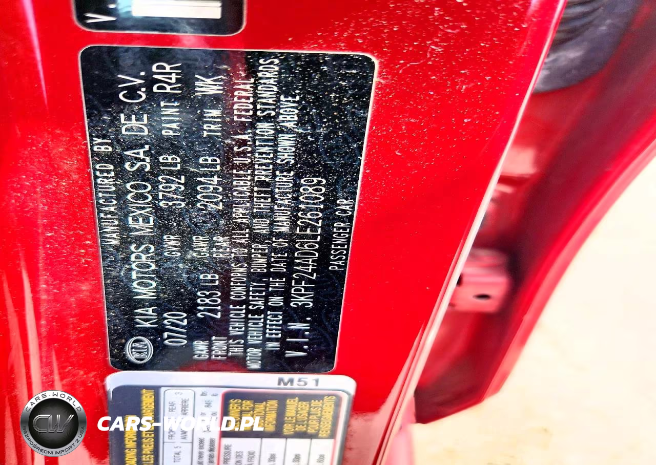 2020 Kia Forte Lxs VIN:3KPF24AD6LE261089 - 12