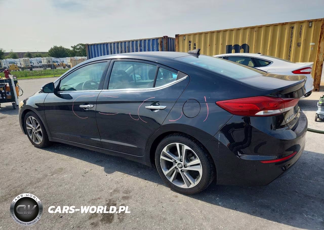 2017 Hyundai Elantra Limited VIN:5NPD84LF1HH003523 - 2