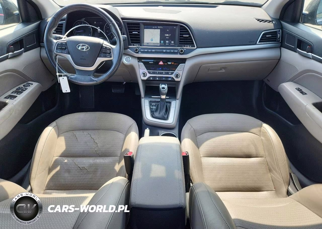 2017 Hyundai Elantra Limited VIN:5NPD84LF1HH003523 - 8