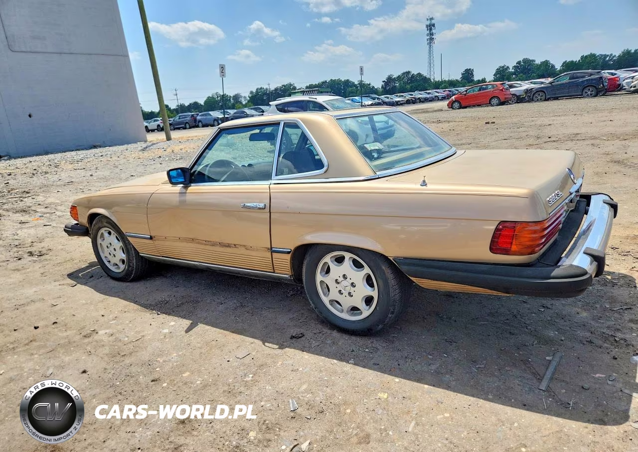 1981 Mercedes-Benz 380 Sl VIN:WDBBA45AXBB006523 - 2