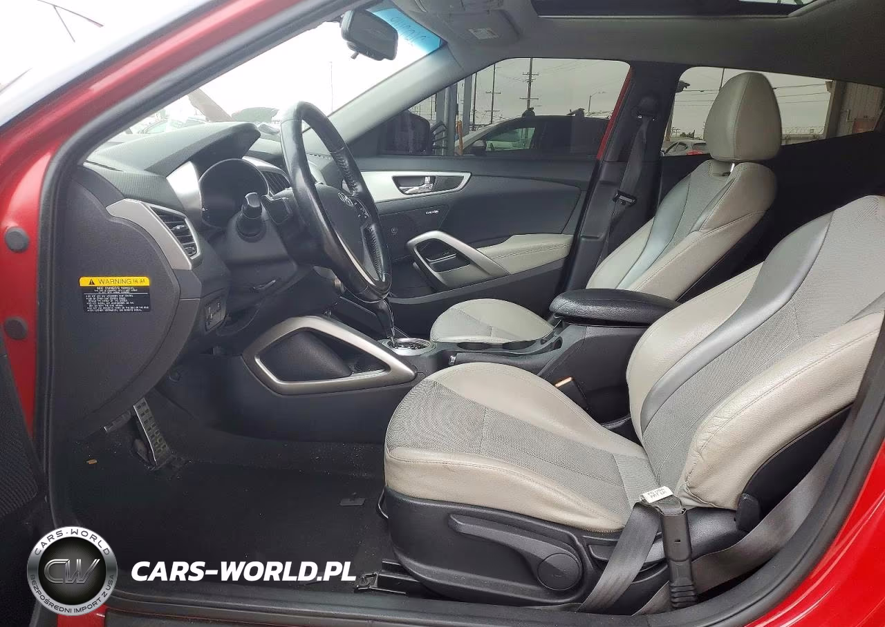 2014 Hyundai Veloster Base VIN:KMHTC6AD2EU215318 - 7