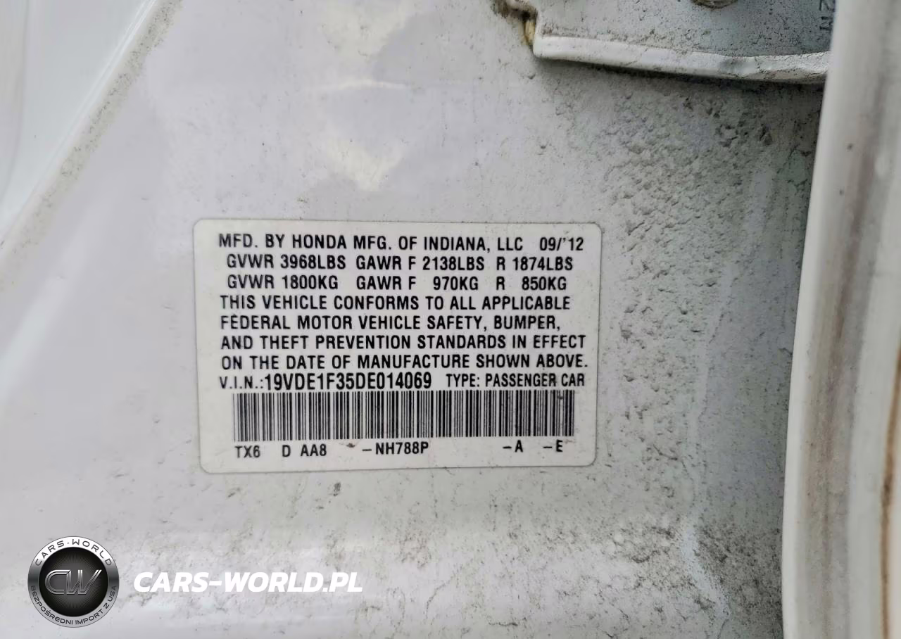 2013 Acura Ilx 20 VIN:19VDE1F35DE014069 - 12