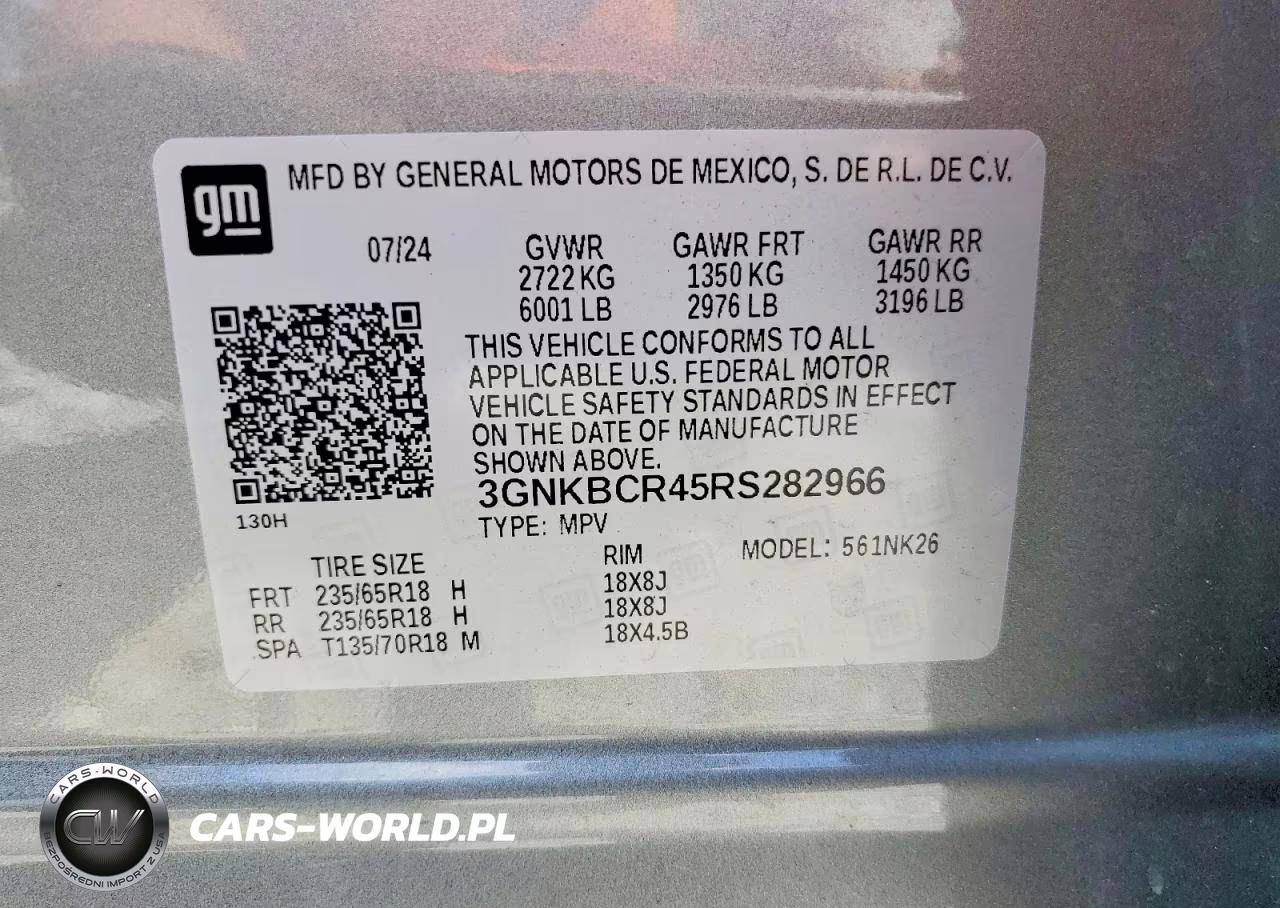 2024 Chevrolet Blazer 2Lt VIN:3GNKBCR45RS282966 - 13