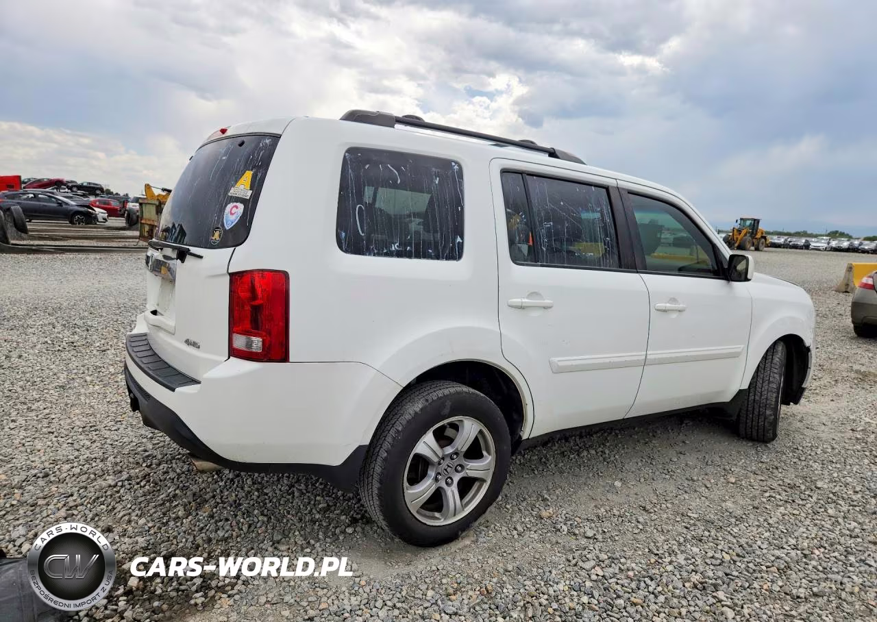 2013 Honda Pilot Exl VIN:5FNYF4H56DB084941 - 3