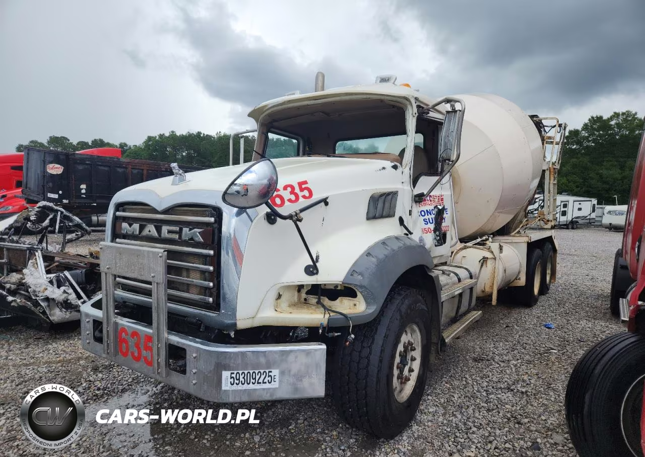 2017 Mack 800 Gu Ready Mix Truck VIN:1M2AX13C8HM037115 - 2