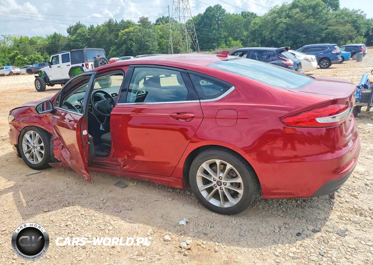 2019 Ford Fusion Se VIN:3FA6P0LU0KR240601 - 2