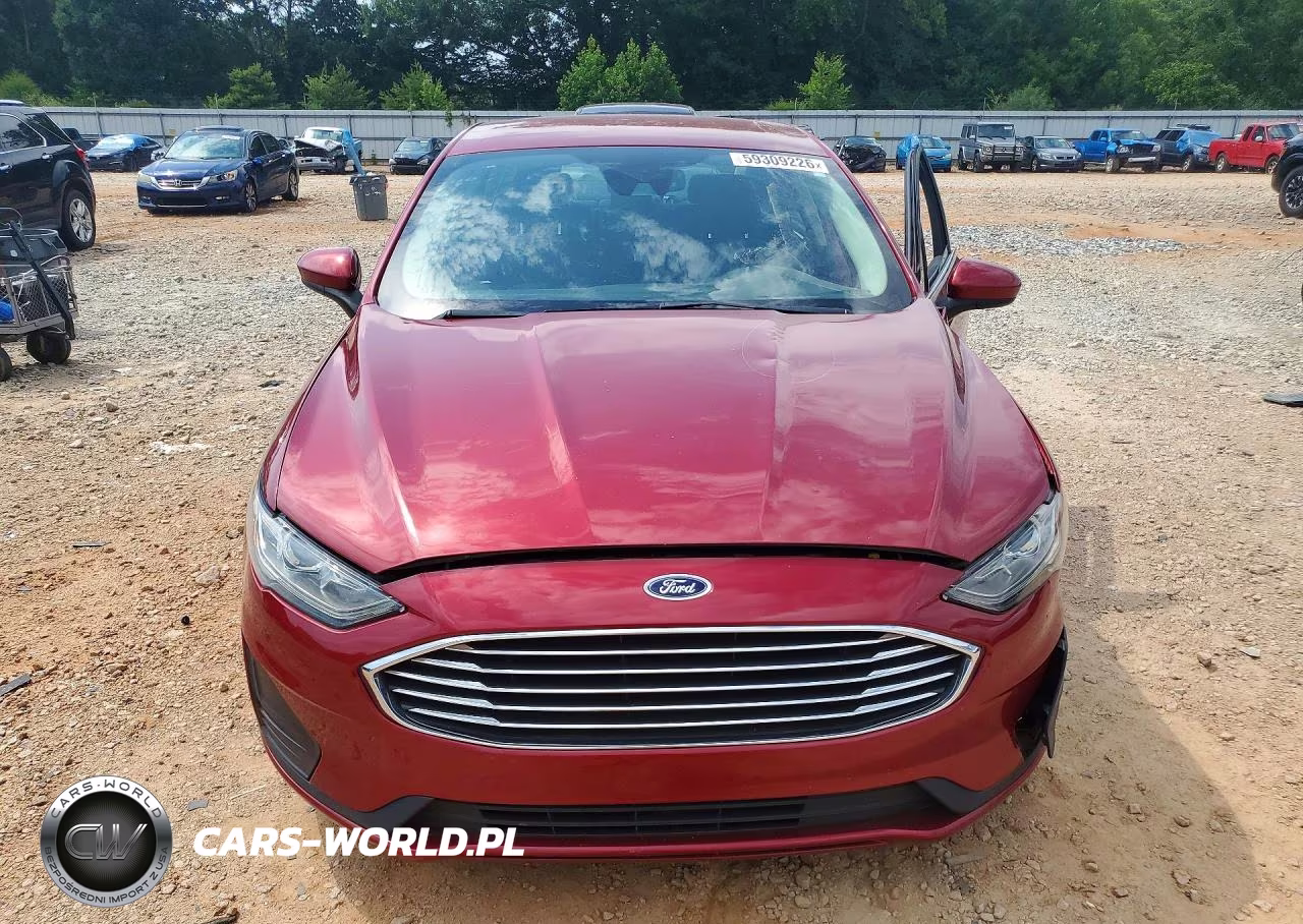 2019 Ford Fusion Se VIN:3FA6P0LU0KR240601 - 5