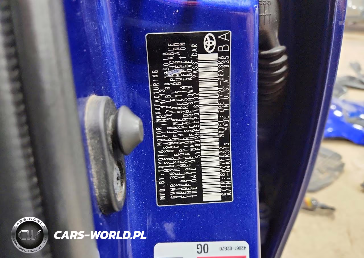 2014 Toyota Corolla S VIN:5YFBURHE5EP046132 - 13
