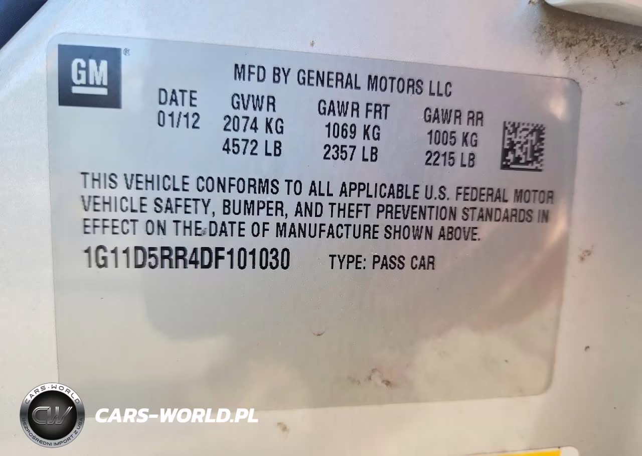 2013 Chevrolet Malibu 1Lt VIN:1G11D5RR4DF101030 - 12