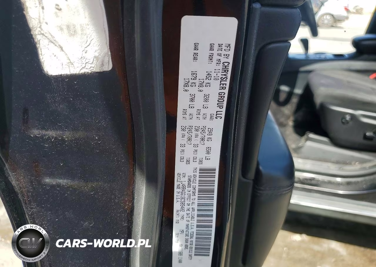 2011 Jeep Grand Cherokee Laredo VIN:1J4RR4GG1BC585402 - 13
