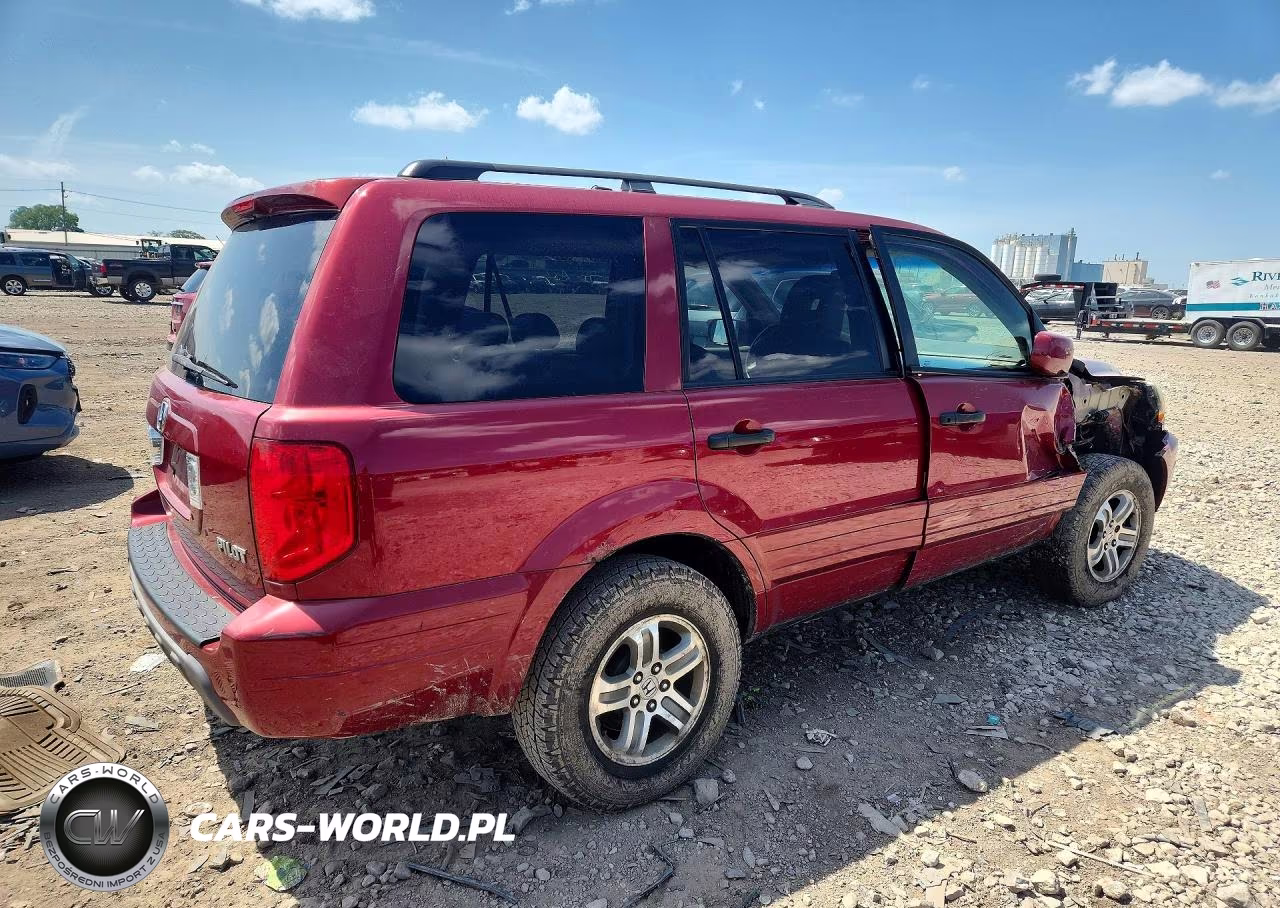 2005 Honda Pilot Exl VIN:5FNYF18535B059902 - 3
