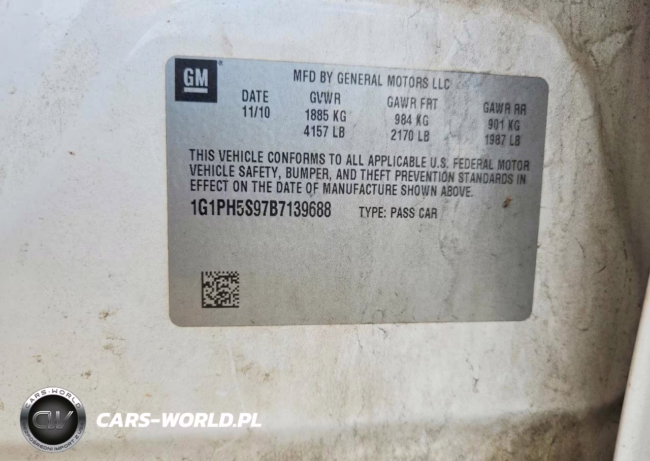2011 Chevrolet Cruze Ltz VIN:1G1PH5S97B7139688 - 12