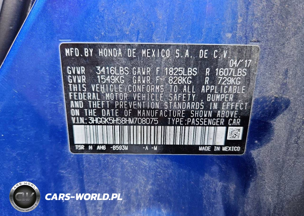 2017 Honda Fit Lx VIN:3HGGK5H58HM708075 - 12