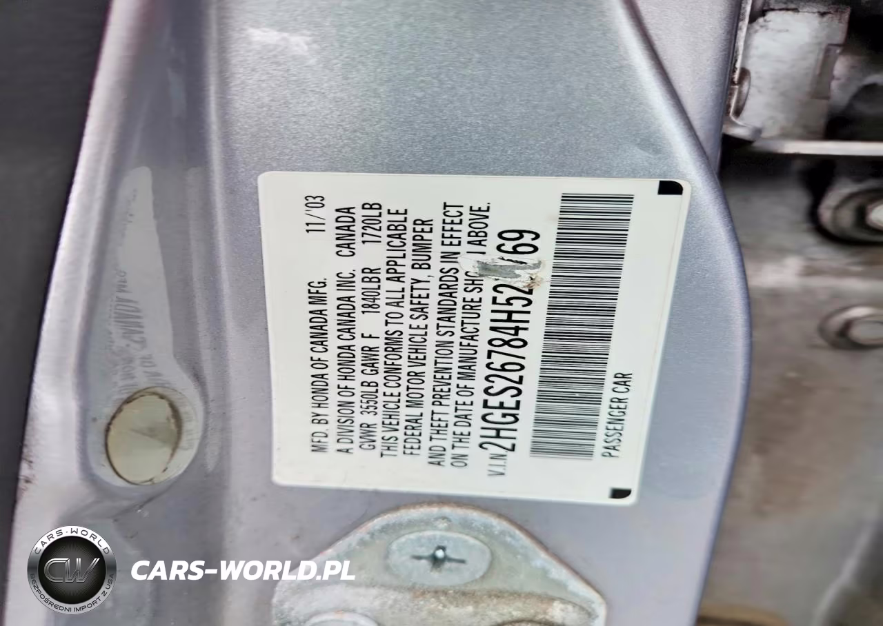 2004 Honda Civic Ex VIN:2HGES26784H527769 - 12