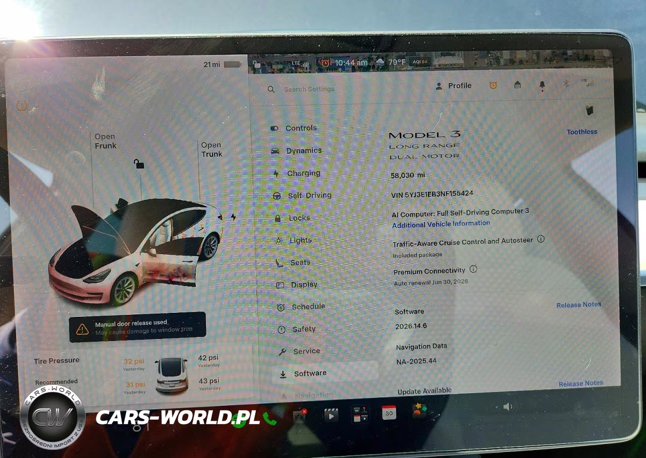 2022 Tesla Model 3 VIN:5YJ3E1EB3NF155424 - 9