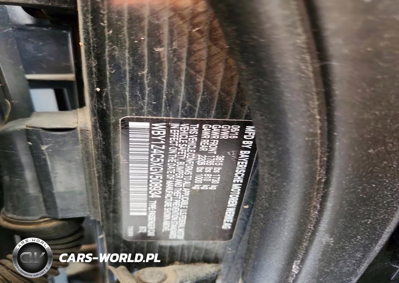 2016 BMW I3 Rex VIN:WBY1Z4C5XGV508934 - 12