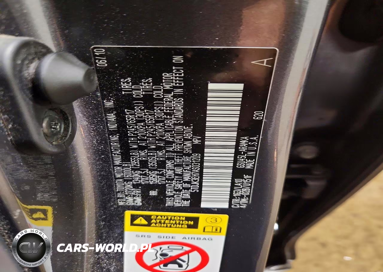 2010 Toyota Highlander Se VIN:5TDJK3EH7AS031209 - 13