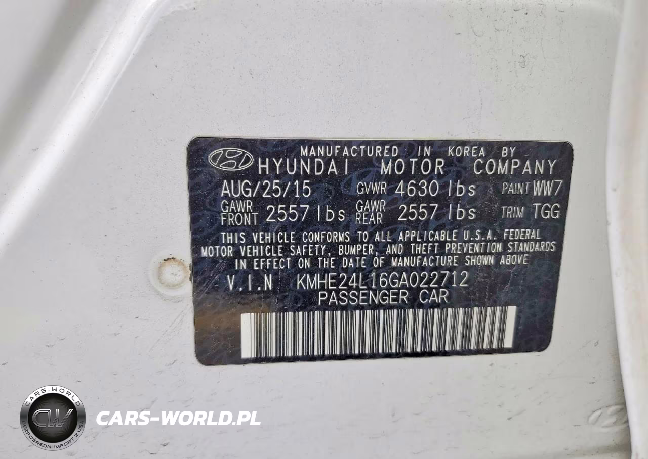 2016 Hyundai Sonata Hybrid Se VIN:KMHE24L16GA022712 - 12
