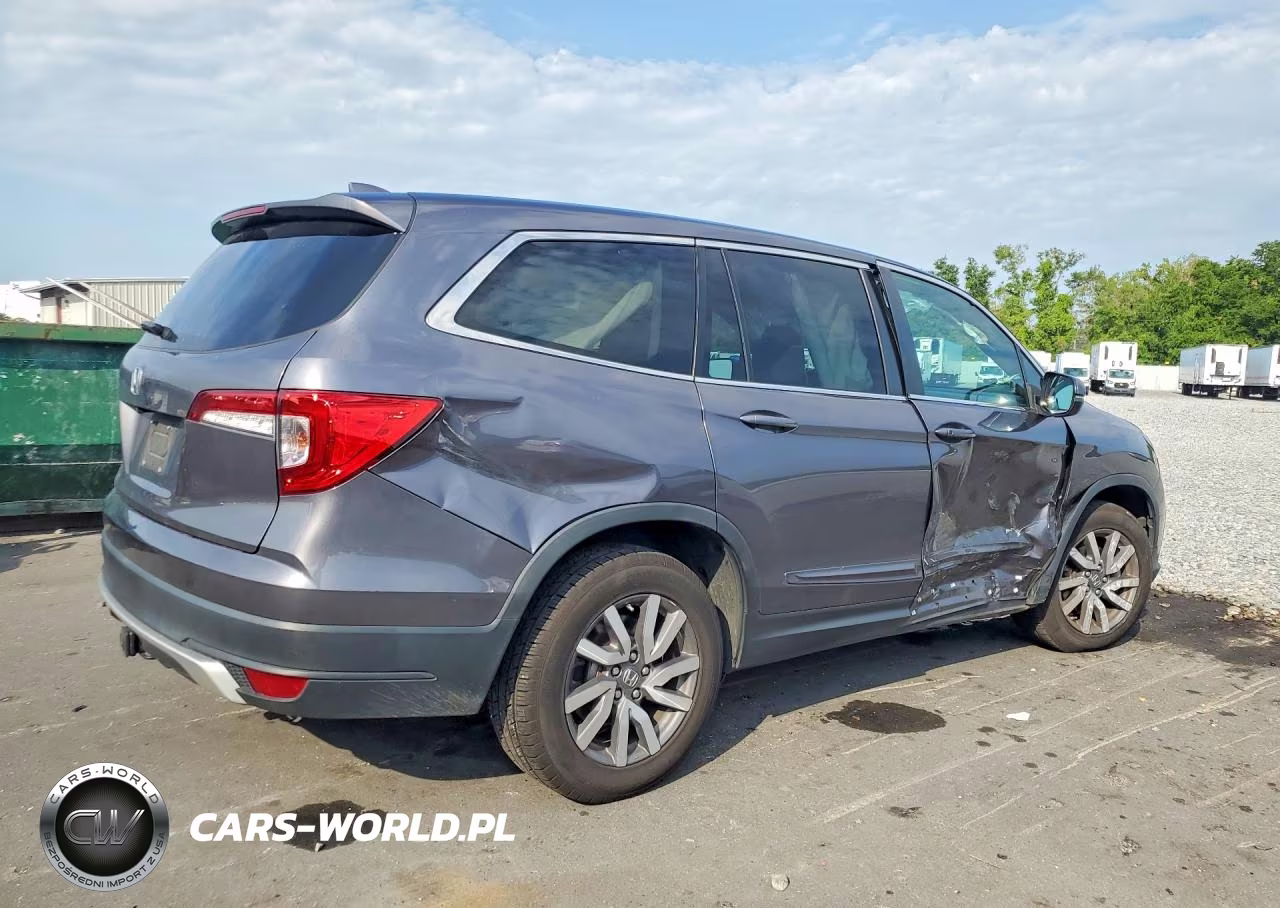 2019 Honda Pilot Exl VIN:5FNYF5H50KB017187 - 3