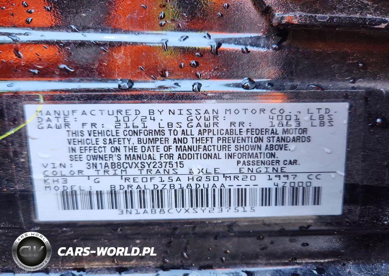 2025 Nissan Sentra Sv VIN:3N1AB8CVXSY237515 - 12