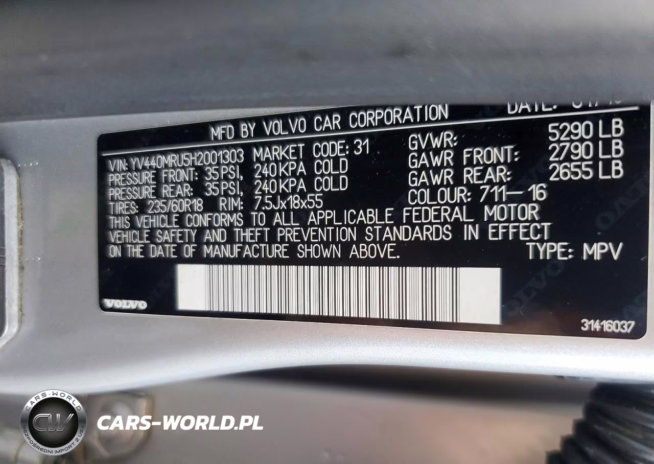 2017 Volvo Xc60 T5 Inscription VIN:YV440MRU5H2001303 - 13