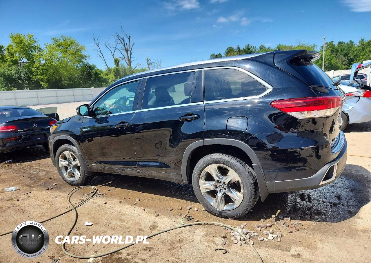 2019 Toyota Highlander Hybrid Limited Platinum VIN:5TDDGRFHXKS071589 - 2