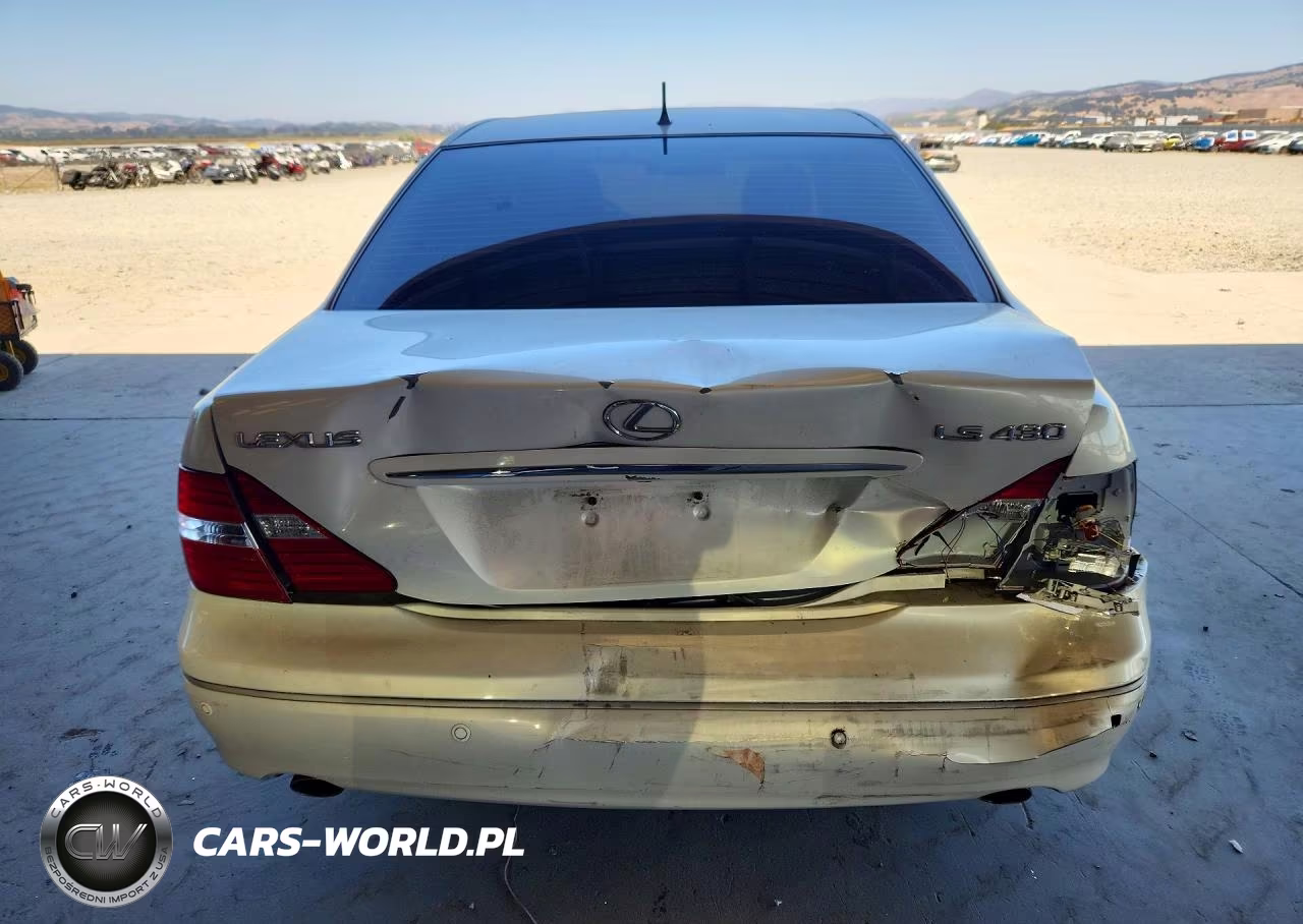 2005 Lexus Ls 430 VIN:JTHBN36F855000070 - 6